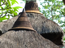 Détail toit d'un temple - Ubud - Indonésie