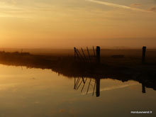 Paysage de Vendée au matin