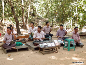 Musiciens à Angkor