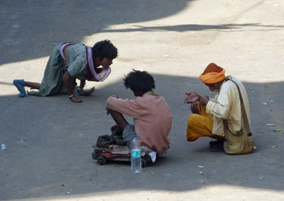 mendiants à Pushkar